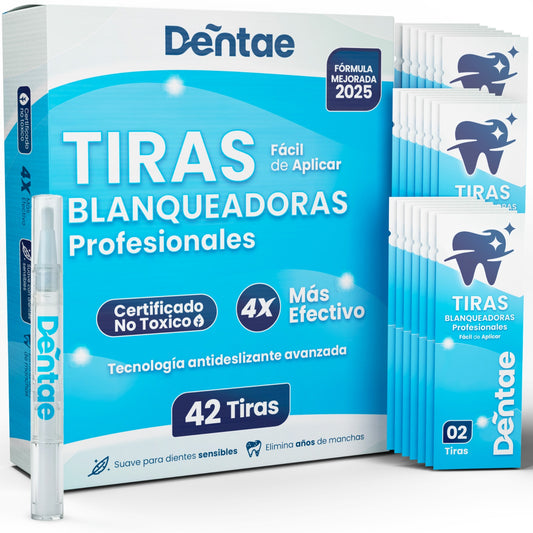 42 Tiras Blanqueadoras de Dientes Dentae